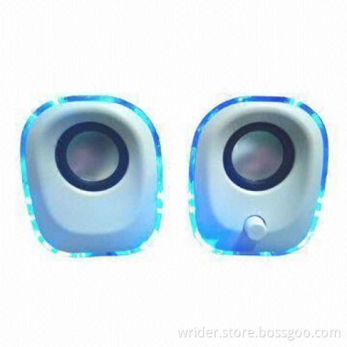 Portable Speakers with 6W (3W x 2rms) Output and 150 to 18000Hz Respond Frequency